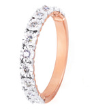 Anillo Churumbela Con Diamantes 20 Pts. Oro Rosa 14 Kilates