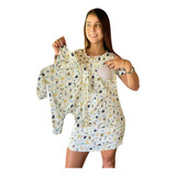 Pijama Materna Con Función De Lactancia Duo Mama Y Bebe