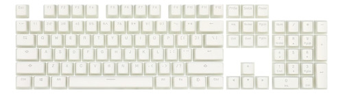 Redragon A130w Keycaps Scarab White (inglés) Cherry Mx Color Del Teclado Blanco Idioma Inglés
