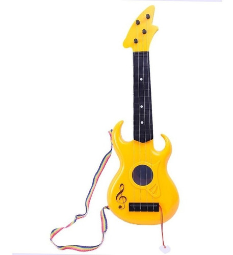 Guitarra Infantil Rockera Musical Con Pua El Duende Azul 