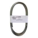 Cable Acelerador Siambretta 125 Completo! Premium Gris 