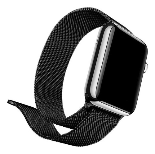 Pulseira Aço Metal Para Apple Watch E Iwo 38mm 40mm 41mm