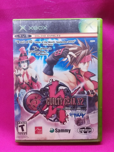 Guilty Gear X2 The Midnight Carnival  Solo Portada Y Manual