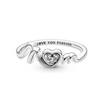 Anillo Pandora Mom Love You Forever Plata Ale 925