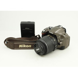  Nikon Kit D5200 + Lente 18-55mm Vr Dslr Color  Bronce 