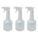 Conjunto Borrifador Pead 500ml Com Gatilho Branco - Kit 36un