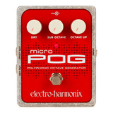 Pedal Electro Harmonix Micro Pog Octavador P/ Guitarra