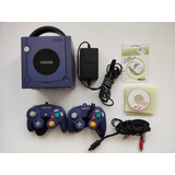 Nintendo Gamecube Violeta + 2 Controles + 5 Juegos + Chip