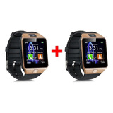 2 X Teléfono Celular Reloj Inteligente Dz09 Smartwatch