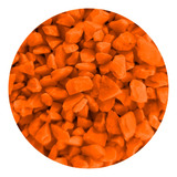 Piedras Grava P Acuario Decoración Color Naranja Neon - 10kg