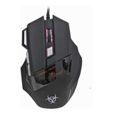 Mouse Gamer Usb 7 Botões Resolução 800/1600/2400 Cpi Cor Preto