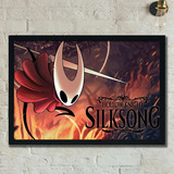 Cuadro Hollow Knight Marco Madera Vidrio 51x36cm Silksong