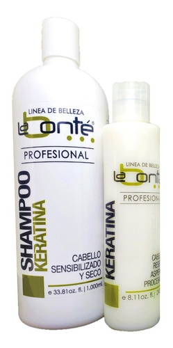 Shampoo De Keratina Y Colageno 1lt La Bonté + Keratina 240ml