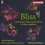 Richard Hickox; Sir Bliss Arthur Concierto Para Violín Y Dis