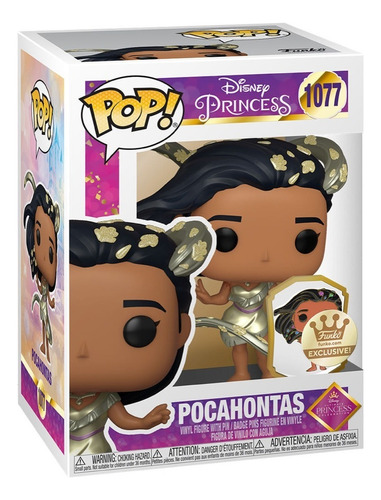 Funko Pop! Disney U. Princess - Pocahontas Con Pin #1077