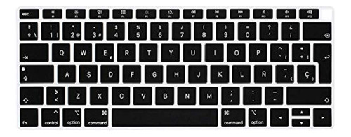 Protector Teclado Para Macbook 13 Y 15 - Negro