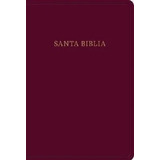 Biblia Letra Grande Tamaño Manual Con Referencias, Borgoña 