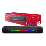 Caixa De Som Pc Gamer Soundbar P/jogos C/ Led Rgb Usb P2