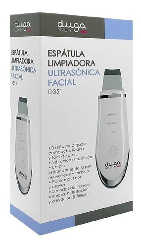 Espátula Limpiadora Facial Ultrasónica Lifting Peeling D351