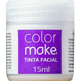 Tinta Facial Color Make Cremosa 15ml Branca