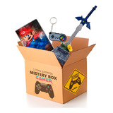 Caixa Misteriosa Mistery Box Gamer Nintendo Kit 3 Itens