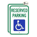 (2 Pack) Reservada Del Estacionamiento, Estacionamiento Para