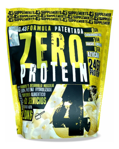 43 Proteina Zero Hidrolizada 1 Kg Vainilla 43 Supplements