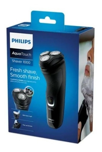 Afeitadora Philips Aquatouch+patillera