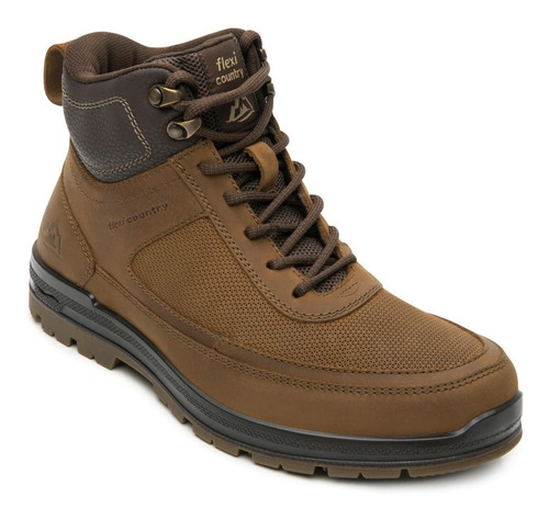 Bota Flexi Country Outdoor Caballero Cintas Piel 92113 Honey