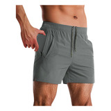 Pantalones Cortos Para Hombre, Deportivos, De Playa, Con Cie