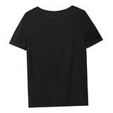 Camiseta Básica Para Mujer, Ropa De Calle, Cuello Redondo,