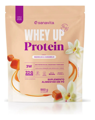 Whey Up 3w 900g - Sanavita Concentrado Iso Hidro