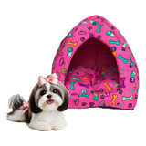 Cama Caminha Iglu Oca Pet Cachorro Cães Gato Lavável 50x50cm