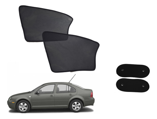 Parasol Cortinas Vw Jetta A4 Modelo 2000-2010 Kit 2 (ab06)