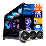 Pc Gamer Intel I9 14900kf 128gb Ddr5 Ssd 1tb Rtx 4070ti 12gb