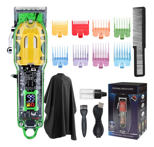 Maquina Para Cortar Cabello Profesional Bateria Recargable