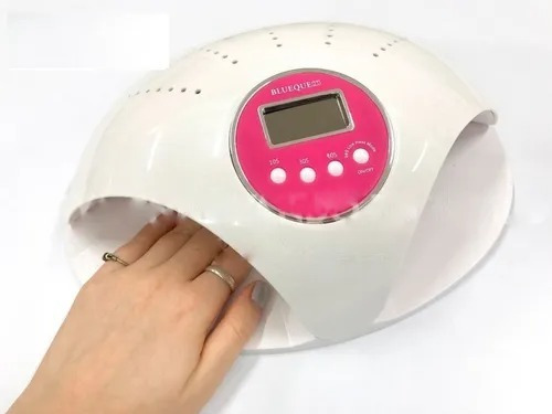 Secador Uv/led Lampara Manicure Pies Uñas Gel  72w 2 Manos