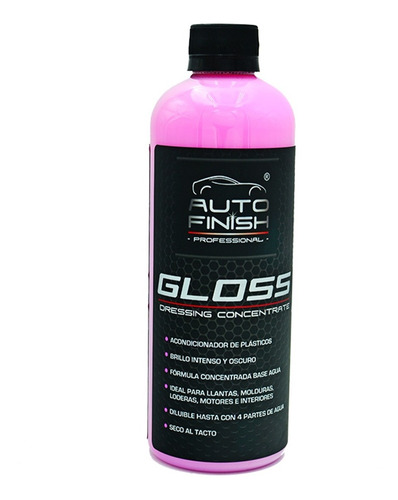 Autofinish Gloss Acondiciona Concentrado Plastico Motor 500m