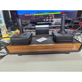 Console Atari 2600 Light Sixer 6 Chaves Frente Madeira Veja Vídeo