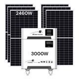 Kit Solar Portátil Autoinstalable 3000w Ups Batería Litio 