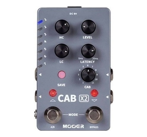 Pedal Mooer Simulador De Gabinete Cab X2 (impulse Response)