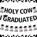 Cartel De Graduación De Vaca Conxto En Inglés  Santa Vaca I