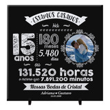 Presente Bodas Namoro Casamento Azulejo Personalizado Foto