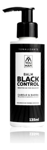 Black Control You Man - Escurecedor  Barba E Cabelo Original