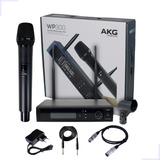 Microfone Sem Fio Akg Wp + Cabo Xlr Qualidade Profissional