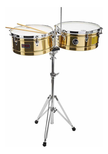 Latin Percussion Lp1415-b Timbales 14 Y 15 Prestige Latón