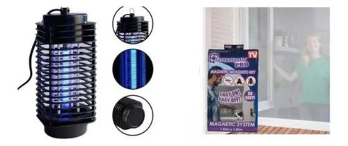 Lampara Led Uv Mata Mosquitos Trampa De Insectos + Regalo 