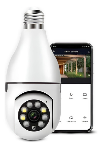 Camera Iplampada Wifi 360 Giratoria Full Hd Visão Noturna 