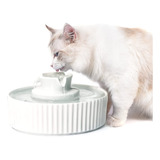 Fuente De Agua De Cerámica Para Gatos, Dispensador De Fuente