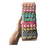 Lote De 10 Pulseras Macramé Colores X Mayor. Para Revender.